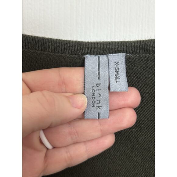 Anthropologie Blank London Peasant Floral Knit Top Size XS Boho Cottage Indie - Picture 4 of 7